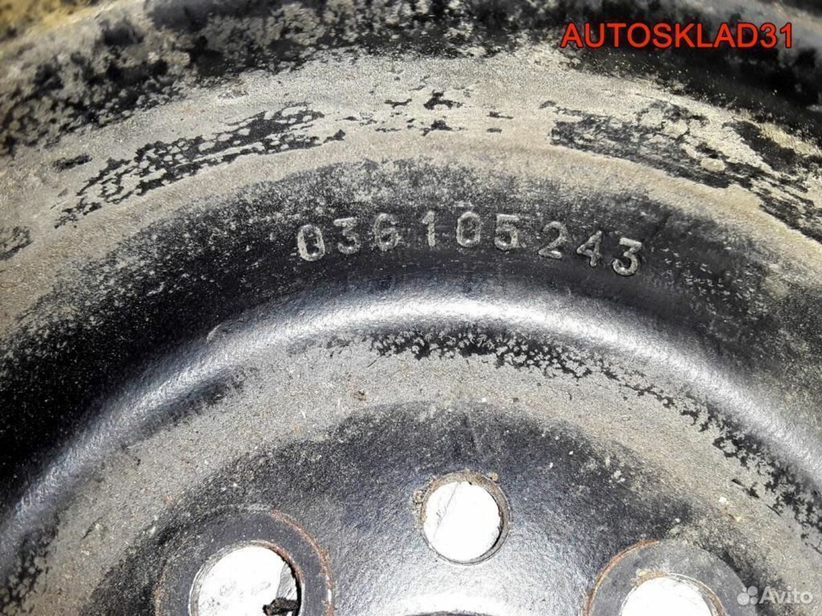 Шкив коленвала Volkswagen Golf 5 03G105243 - АвтоСклад31.рф - авторазборка контрактные б/у запчасти в г. Белгород