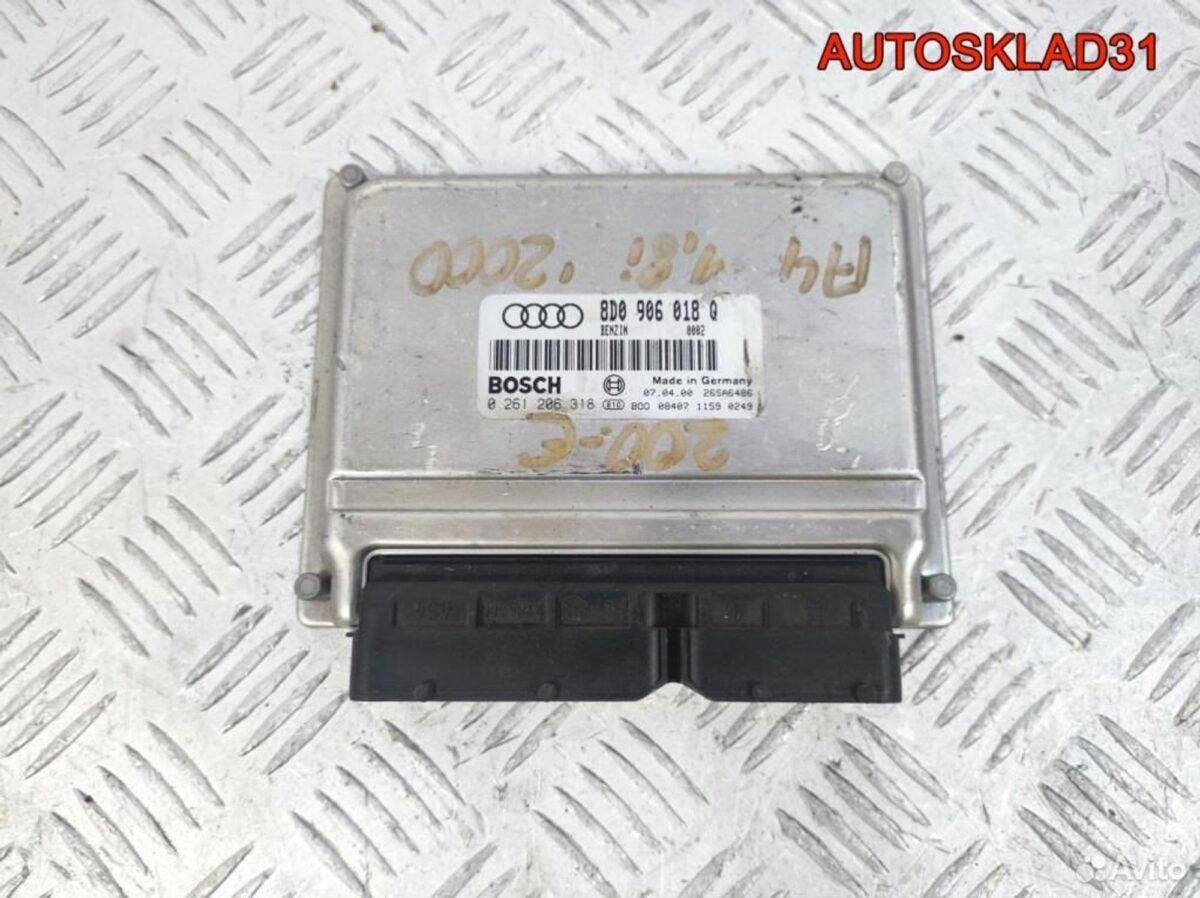 Блок ЭБУ Audi A4 B5 1,8 ARG 8D0906018Q Бензин - АвтоСклад31.рф - авторазборка контрактные б/у запчасти в г. Белгород