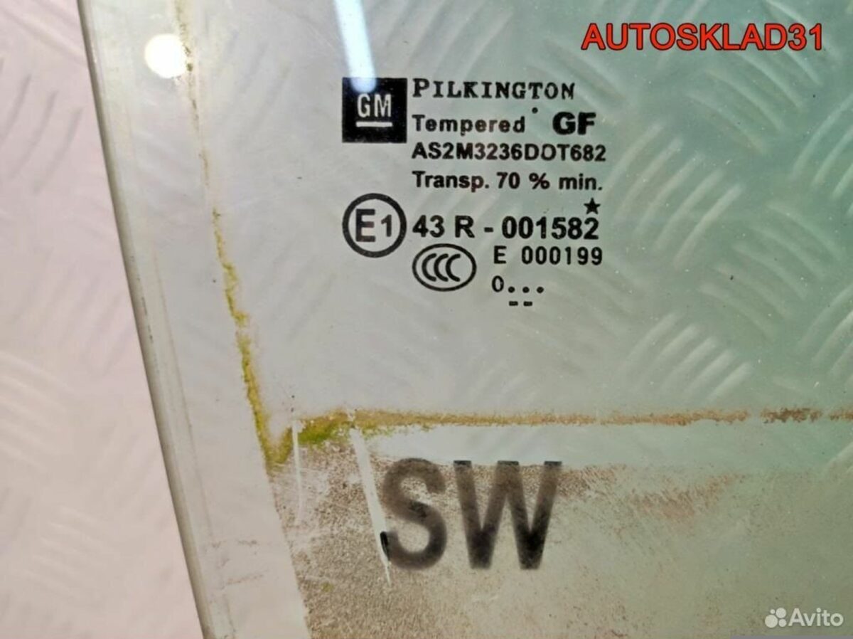 Стекло двери задней правой Opel Astra J 13265820 - АвтоСклад31.рф - авторазборка контрактные б/у запчасти в г. Белгород