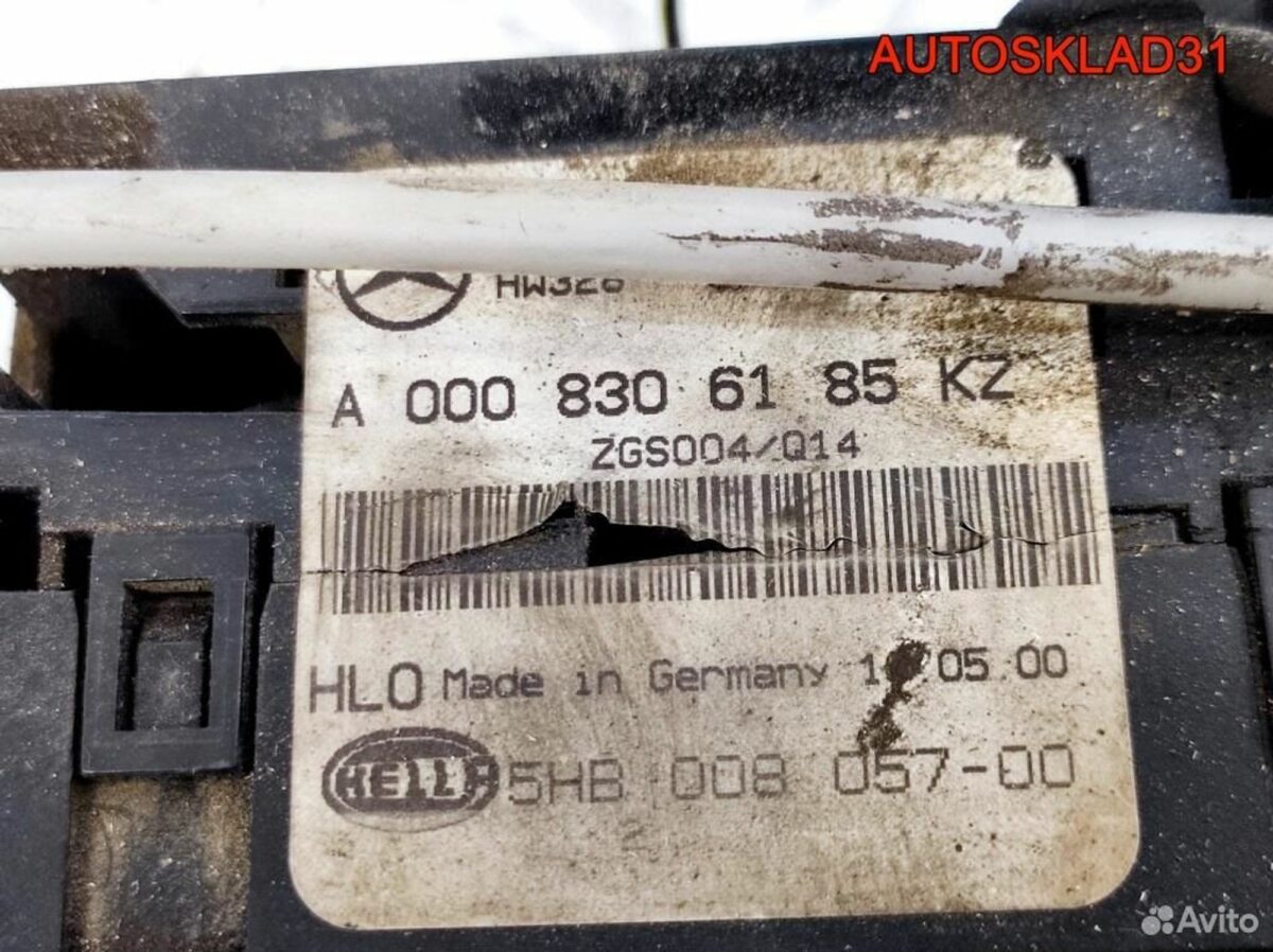 Блок отопителя Mercedes Benz Vito 638 A0008306185 - АвтоСклад31.рф - авторазборка контрактные б/у запчасти в г. Белгород