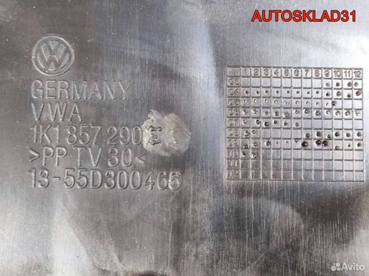 Бардачок Volkswagen Golf 6 1K1857290E - АвтоСклад31.рф - авторазборка контрактные б/у запчасти в г. Белгород