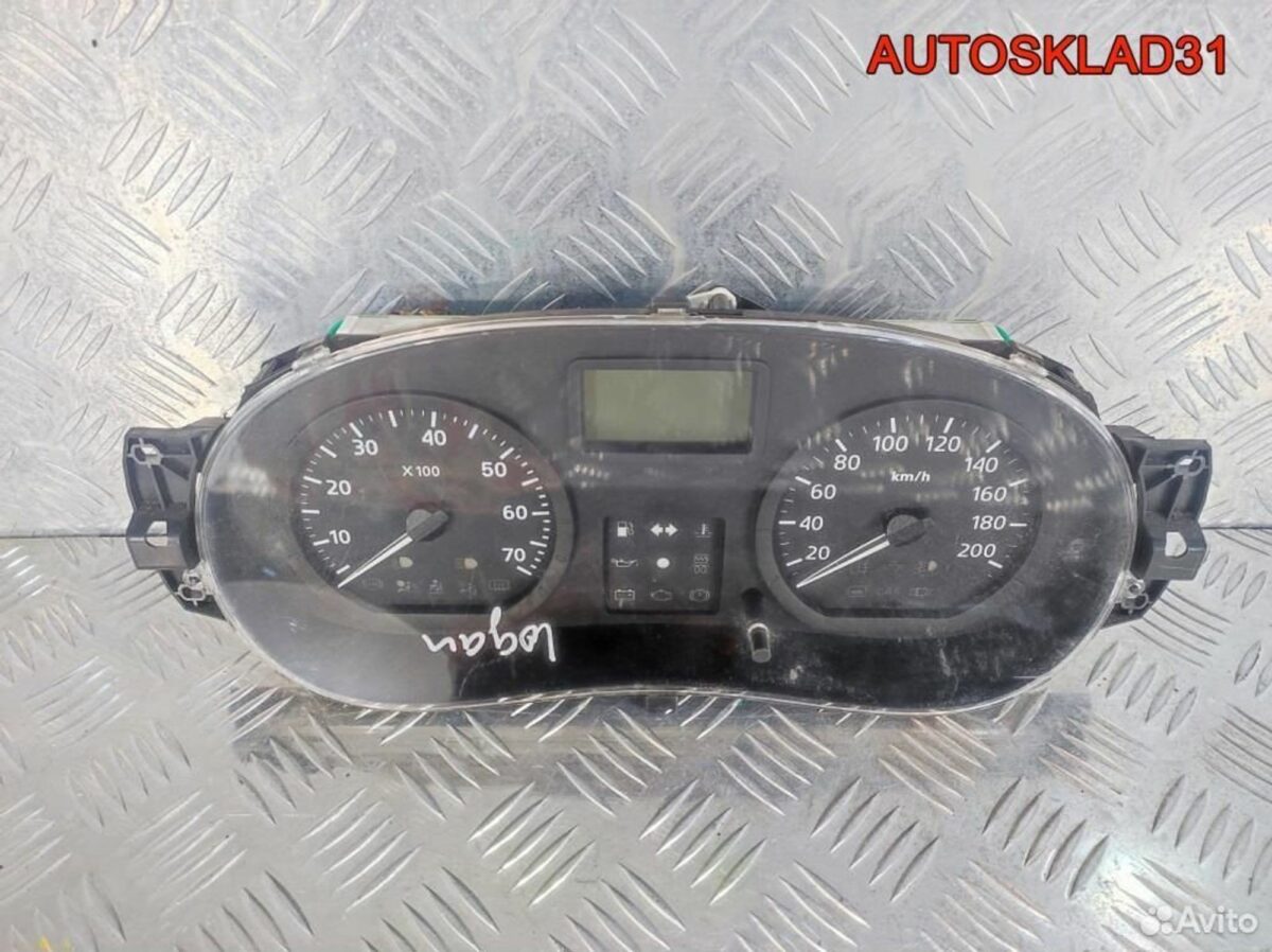 Панель приборов Renault Logan 8200752820 Бензин - АвтоСклад31.рф - авторазборка контрактные б/у запчасти в г. Белгород