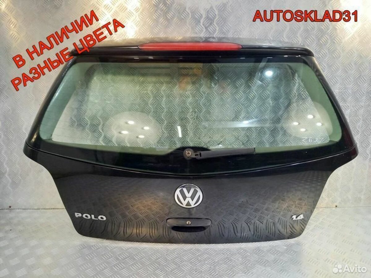 Дверь багажника со стеклом VW Polo 6QE827025E - АвтоСклад31.рф - авторазборка контрактные б/у запчасти в г. Белгород