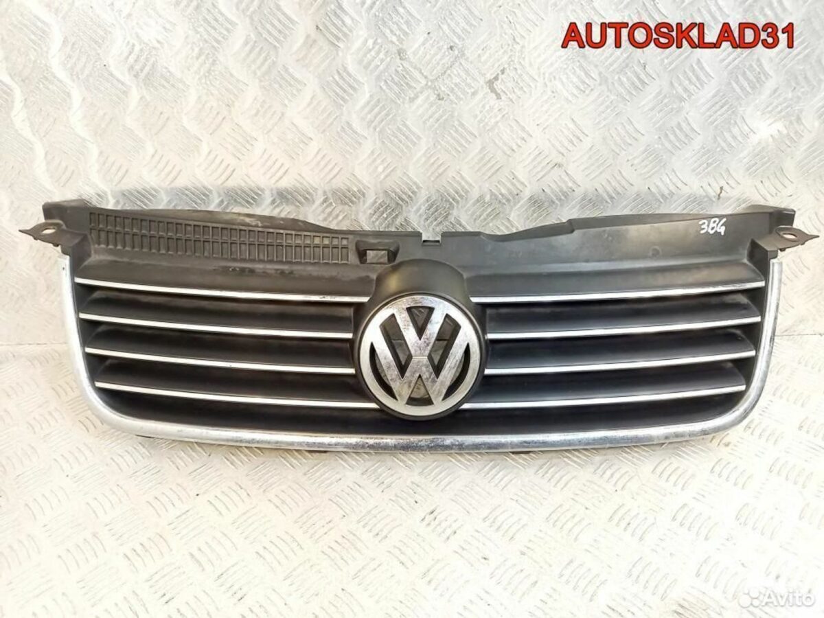 Решетка радиатора Volkswagen Passat 5+ 3B0853651L - АвтоСклад31.рф - авторазборка контрактные б/у запчасти в г. Белгород