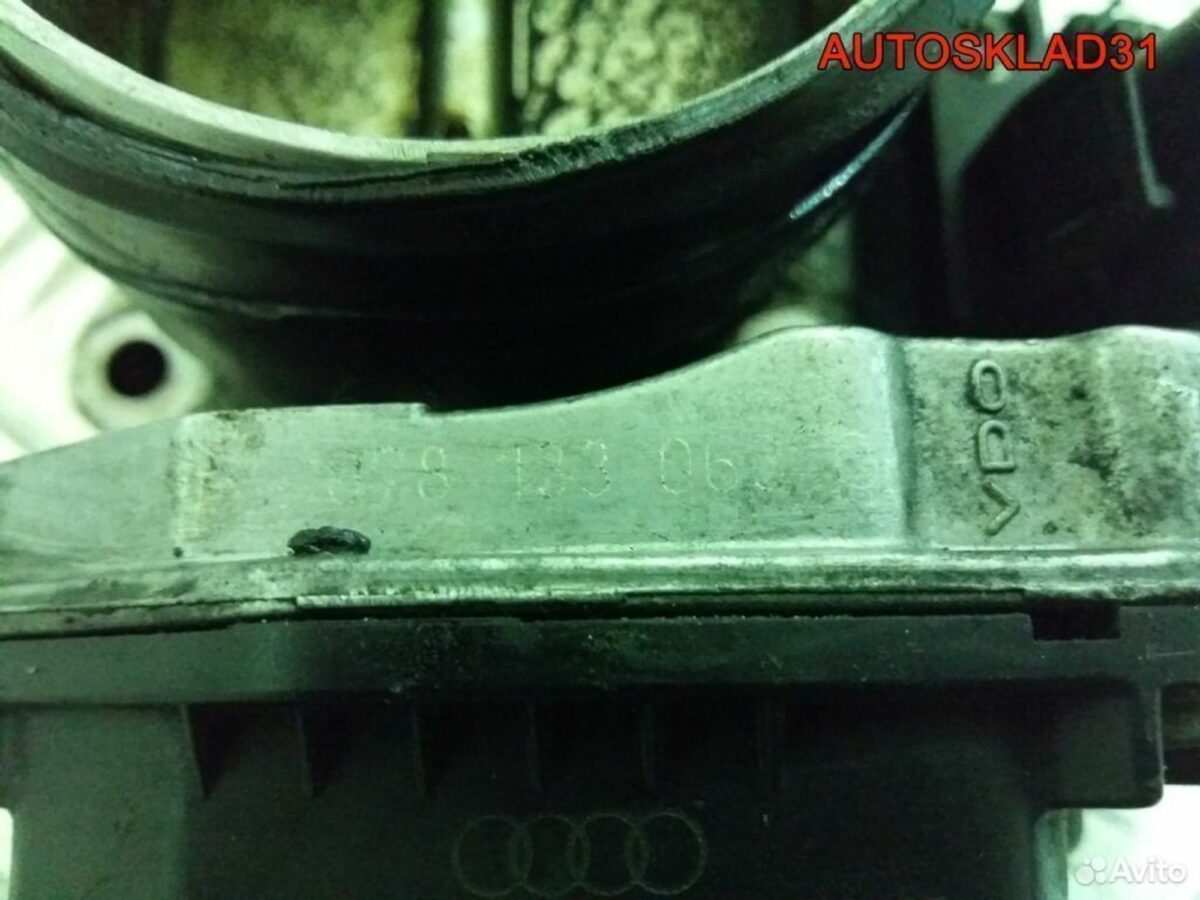 Дроссельная заслонка Audi A6 C5 2.8 ACK 078133063G - АвтоСклад31.рф - авторазборка контрактные б/у запчасти в г. Белгород