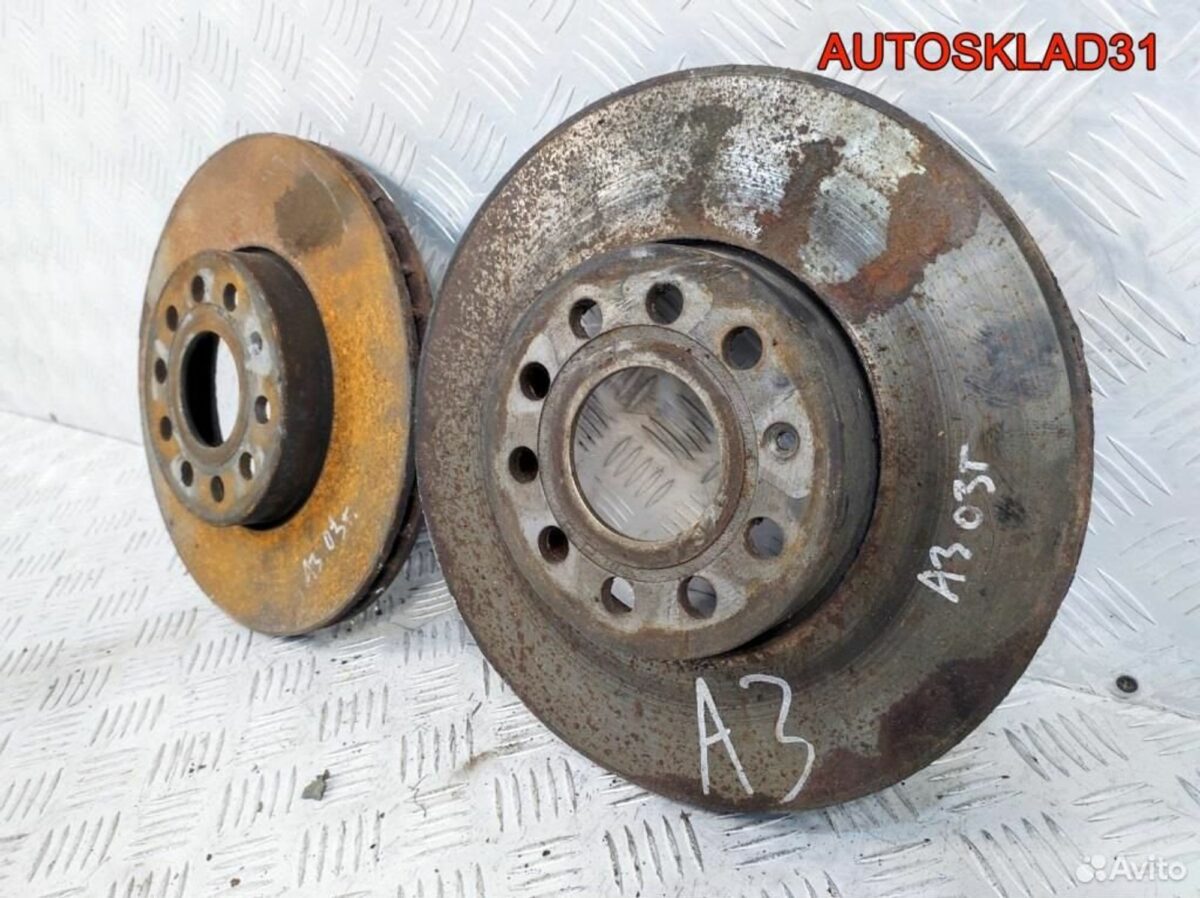 Диск тормозной передний комплект Audi A3 8P1 - АвтоСклад31.рф - авторазборка контрактные б/у запчасти в г. Белгород