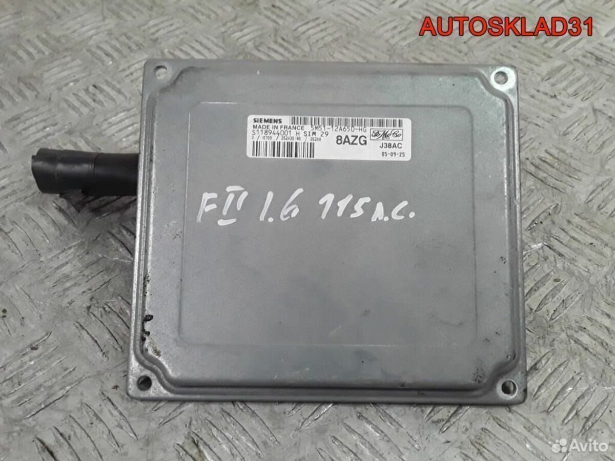 Эбу Ford Focus 1,6 hxda 5m5112a650hg - АвтоСклад31.рф - авторазборка контрактные б/у запчасти в г. Белгород