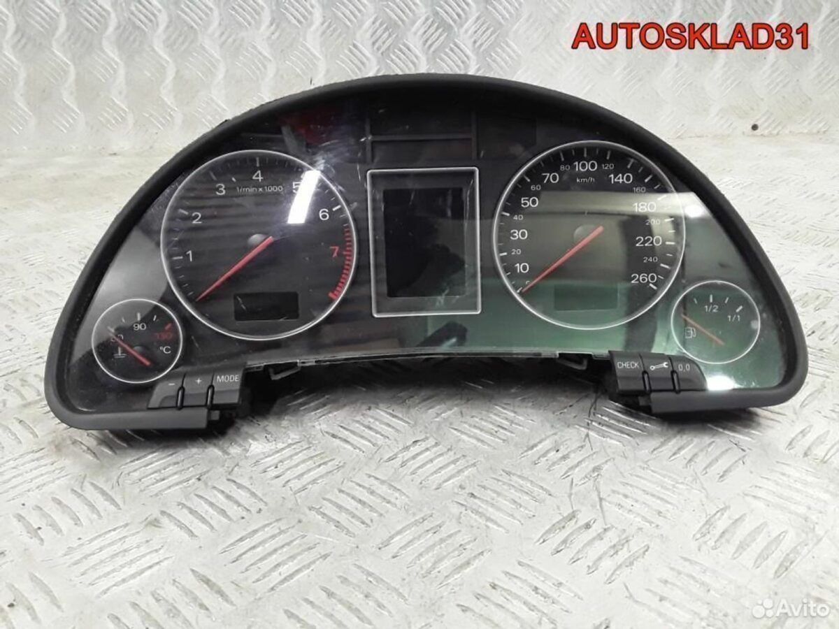 Панель приборов Audi A4 B6 8E0920900N бензин - АвтоСклад31.рф - авторазборка контрактные б/у запчасти в г. Белгород