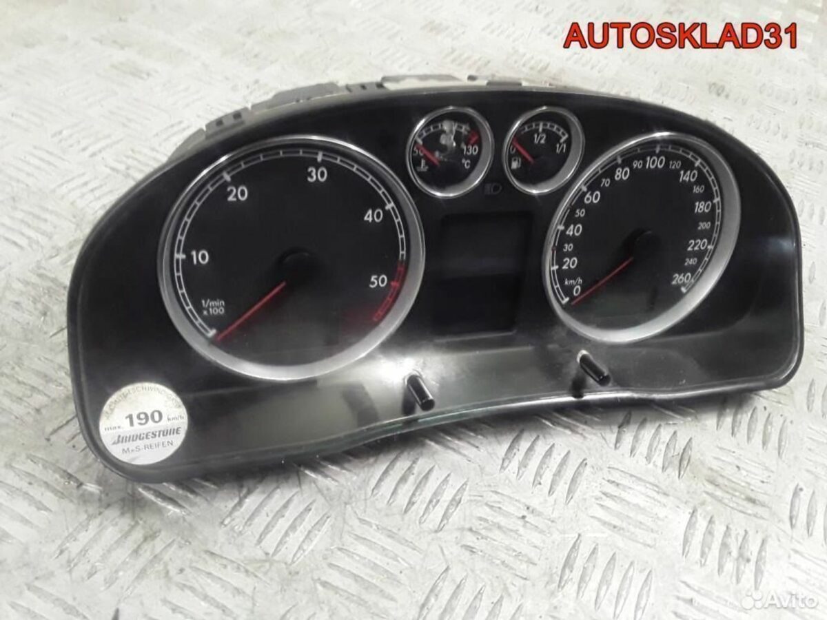 Панель приборов Volkswagen Passat B5+ 3B0920829A - АвтоСклад31.рф - авторазборка контрактные б/у запчасти в г. Белгород