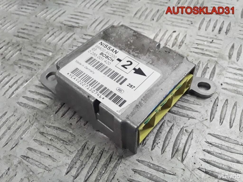 Блок управления AIR BAG Nissan Primera 98820AV200 - АвтоСклад31.рф - авторазборка контрактные б/у запчасти в г. Белгород Блок управления AIR BAG Nissan Primera 98820AV200 - АвтоСклад31.рф - авторазборка контрактные б/у запчасти в г. Белгород