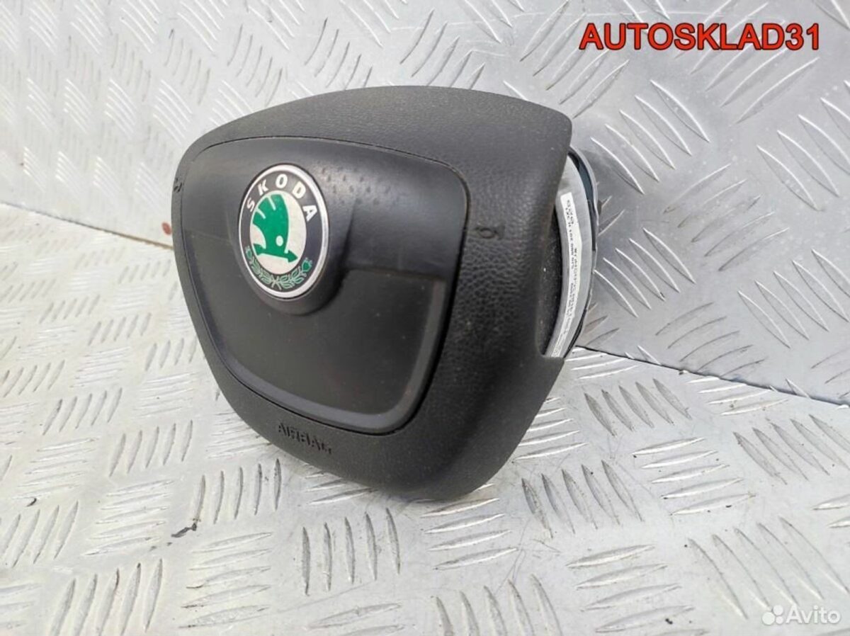 Подушка безопасности в руль Skoda Fabia 5J0880201H - АвтоСклад31.рф - авторазборка контрактные б/у запчасти в г. Белгород