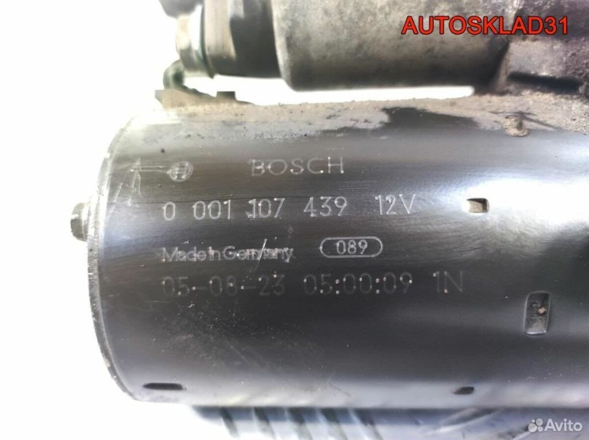 Стартер Peugeot 107 1.0 1KR-FE Бензин 0001107439 - АвтоСклад31.рф - авторазборка контрактные б/у запчасти в г. Белгород