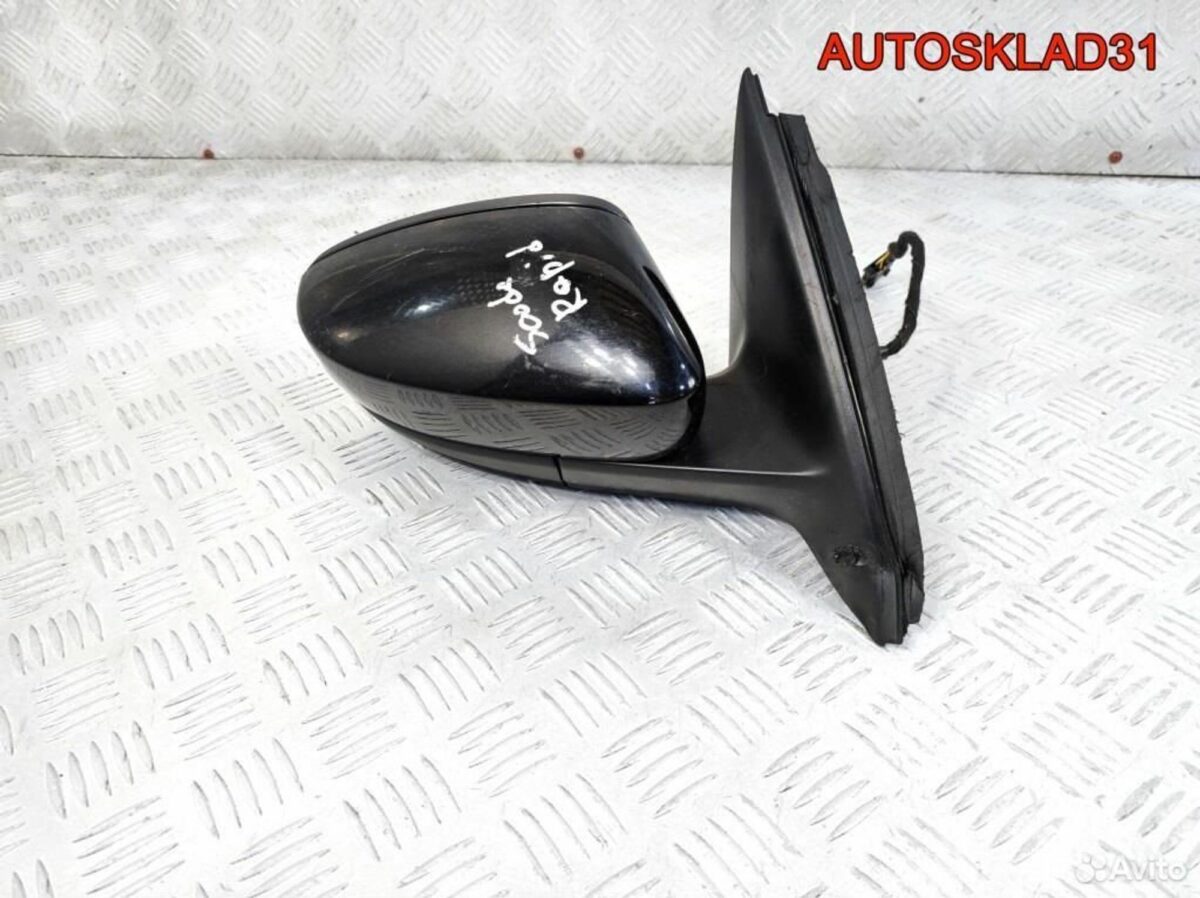 Зеркало правое электрическое Skoda Rapid 5JB857408 - АвтоСклад31.рф - авторазборка контрактные б/у запчасти в г. Белгород