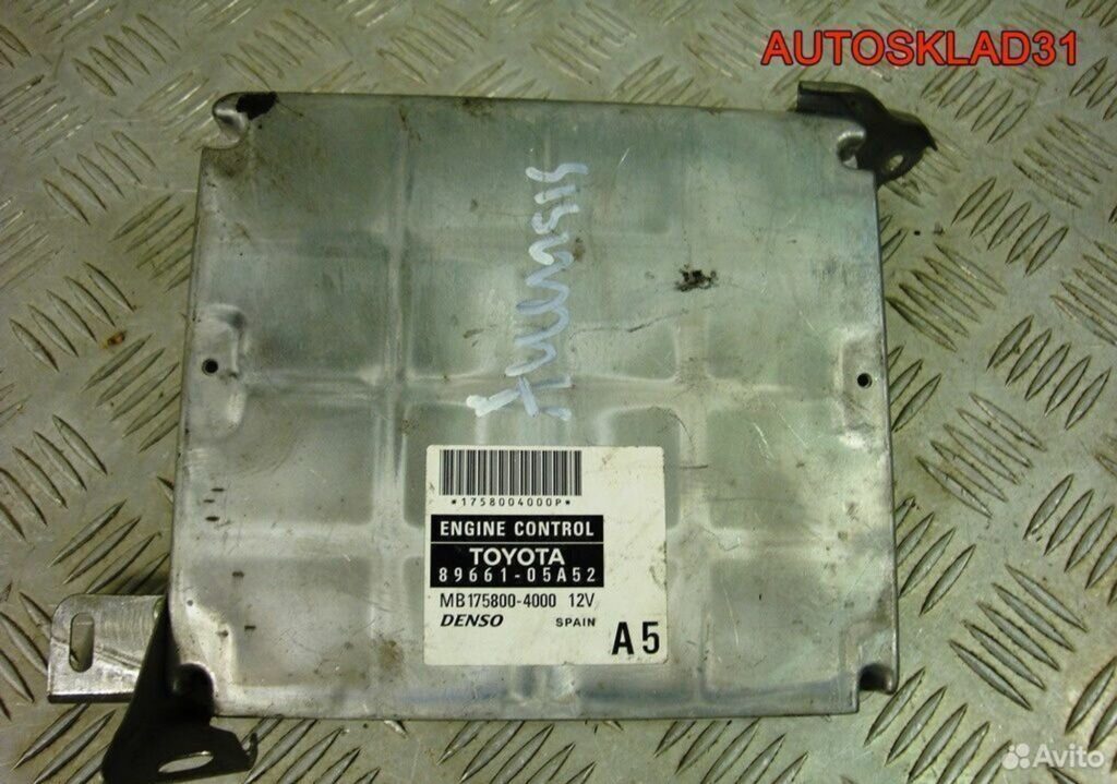 Блок Эбу Toyota Avensis 2 1.8 1ZZ-FE 8966105A52 - АвтоСклад31.рф - авторазборка контрактные б/у запчасти в г. Белгород Блок Эбу Toyota Avensis 2 1.8 1ZZ-FE 8966105A52 - АвтоСклад31.рф - авторазборка контрактные б/у запчасти в г. Белгород