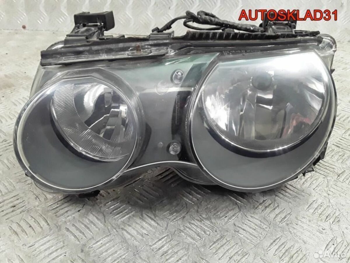 Фара левая BMW E46 Компакт 63126901969 - АвтоСклад31.рф - авторазборка контрактные б/у запчасти в г. Белгород