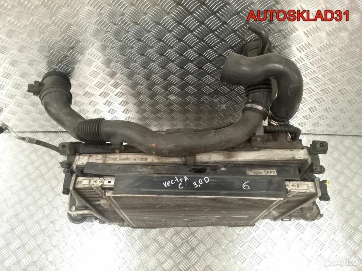 Кассета радиаторов в сборе Opel Vectra C 13108569 - АвтоСклад31.рф - авторазборка контрактные б/у запчасти в г. Белгород