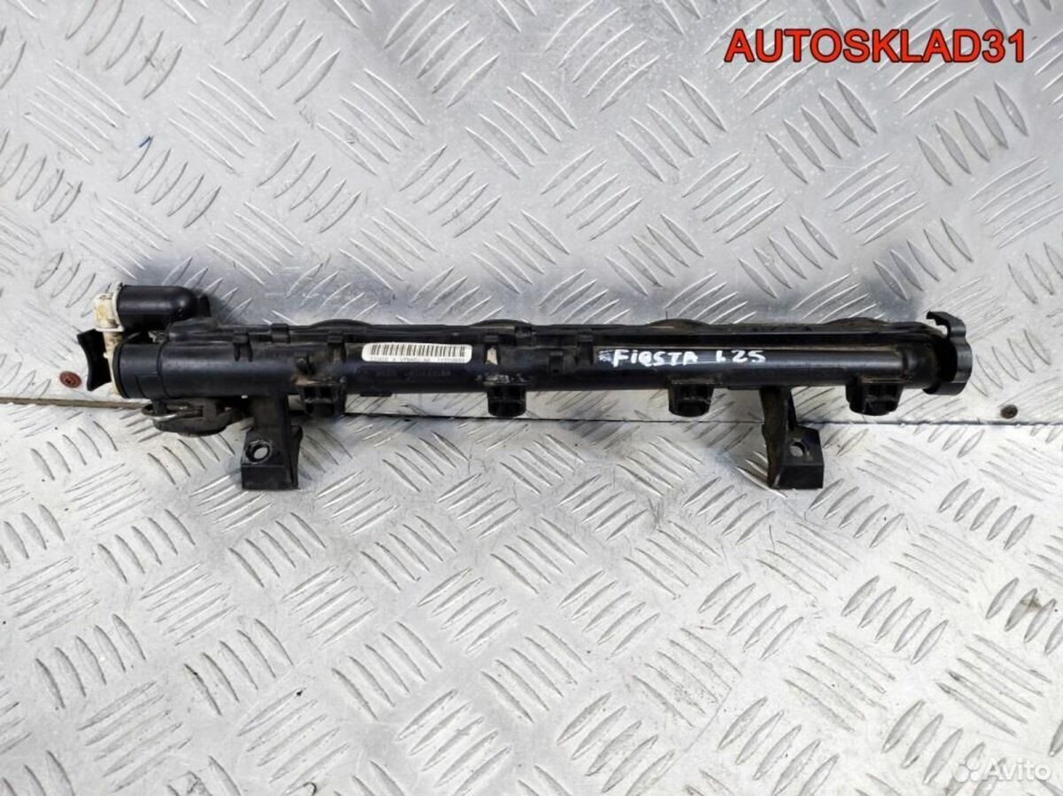 Рейка топливная Ford Fiesta 1,25 fuja 8A609H487AA - АвтоСклад31.рф - авторазборка контрактные б/у запчасти в г. Белгород