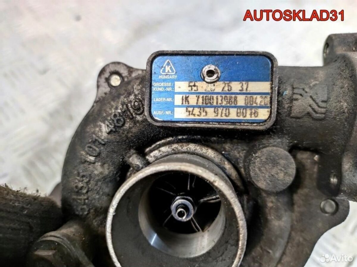 Турбина Opel Corsa D 1.3 Z13DTJ 55202637 Дизель - АвтоСклад31.рф - авторазборка контрактные б/у запчасти в г. Белгород