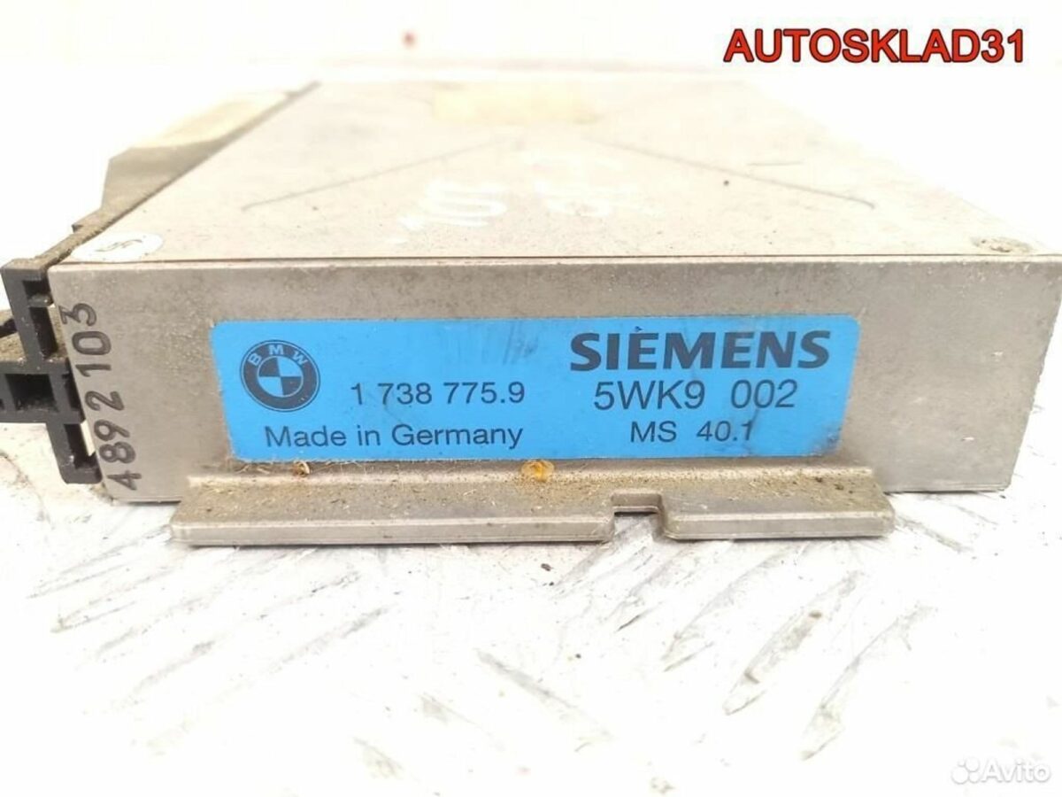 Блок эбу BMW E36 2.0i 17387759 - АвтоСклад31.рф - авторазборка контрактные б/у запчасти в г. Белгород