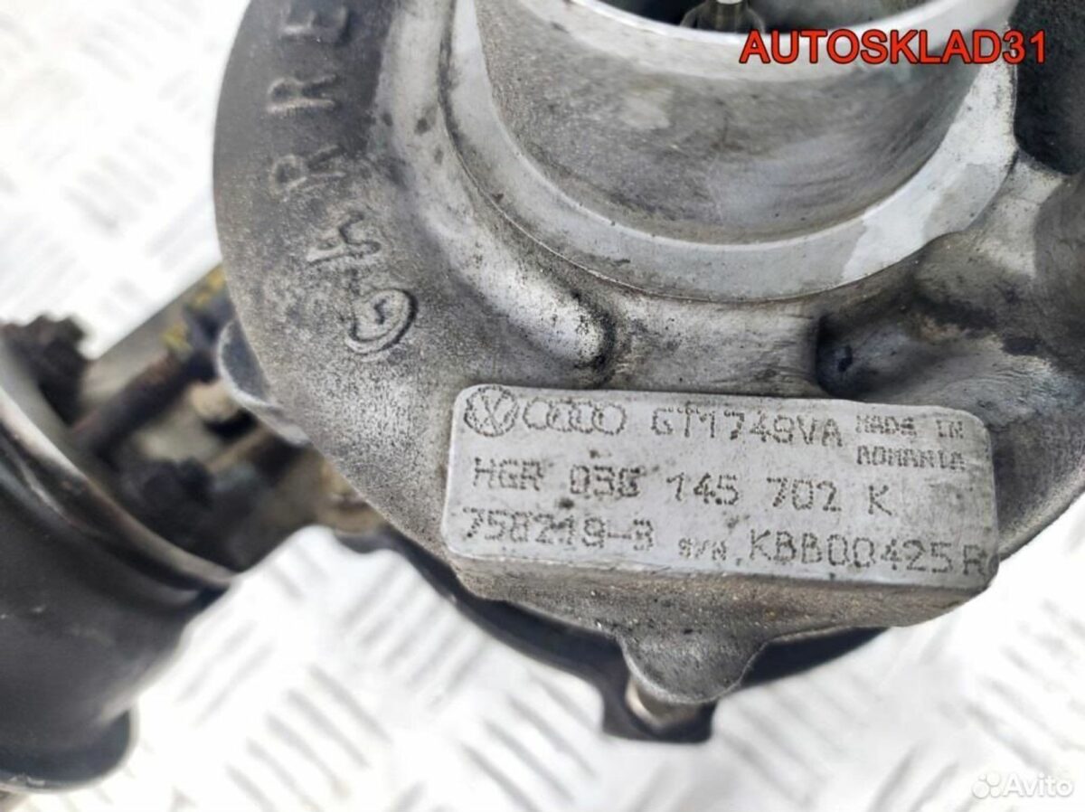 Турбина Audi A4 B7 2.0 03G145702K Дизель - АвтоСклад31.рф - авторазборка контрактные б/у запчасти в г. Белгород