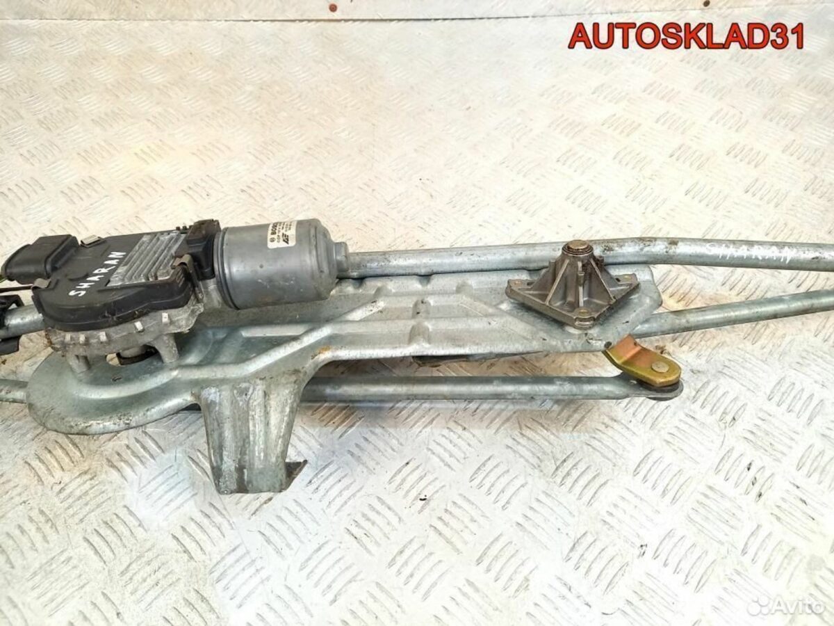 Трапеция дворников Фольксваген Шаран 7M3955603D - АвтоСклад31.рф - авторазборка контрактные б/у запчасти в г. Белгород