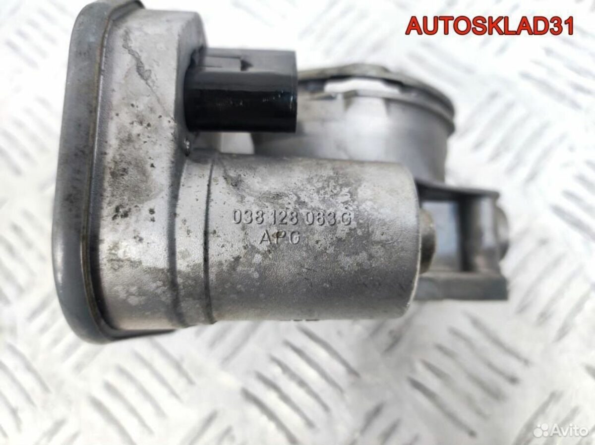 Заслонка дроссельная VW Touran 1.9 AVQ 038128063G - АвтоСклад31.рф - авторазборка контрактные б/у запчасти в г. Белгород
