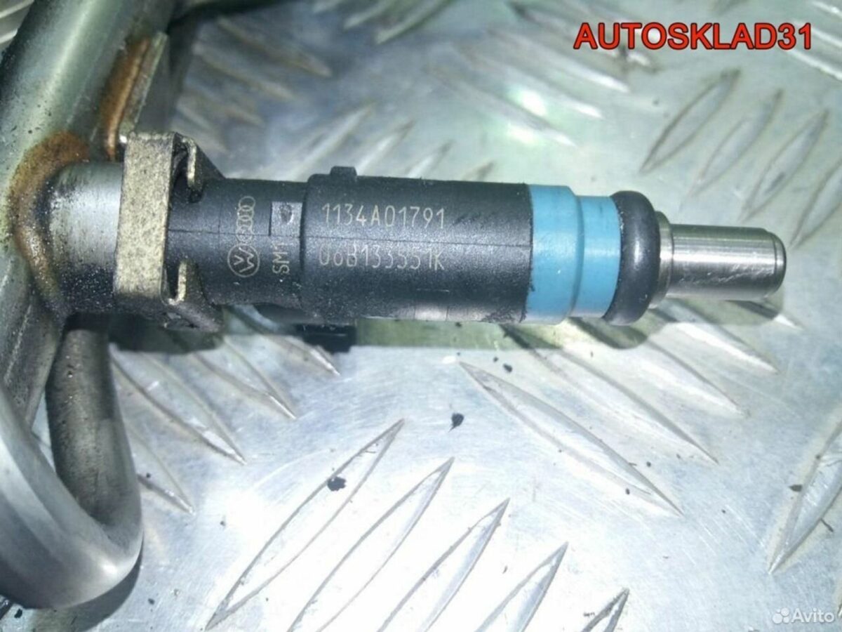 Форсунка инжекторная Audi A4 B6 2.0 ALT 06B133551K - АвтоСклад31.рф - авторазборка контрактные б/у запчасти в г. Белгород