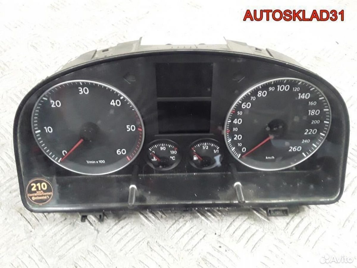 Панель приборов VW Touran 1T0920860C Дизель - АвтоСклад31.рф - авторазборка контрактные б/у запчасти в г. Белгород