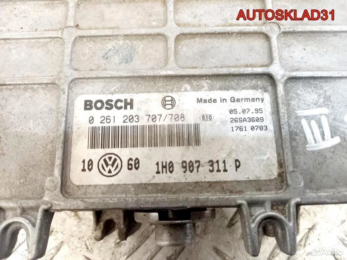 Блок ЭБУ VW Golf 1.8 ADZ 1H0907311P Бензин - АвтоСклад31.рф - авторазборка контрактные б/у запчасти в г. Белгород