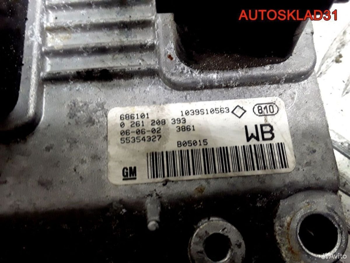 Блок эбу Opel Corsa C 1,0 Z10XEP 55354327 Бензин - АвтоСклад31.рф - авторазборка контрактные б/у запчасти в г. Белгород