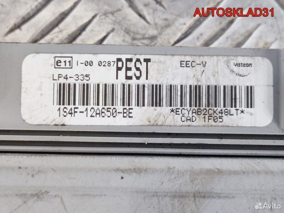 Блок эбу Ford Focus 1 1S4F12A650BE Бензин - АвтоСклад31.рф - авторазборка контрактные б/у запчасти в г. Белгород