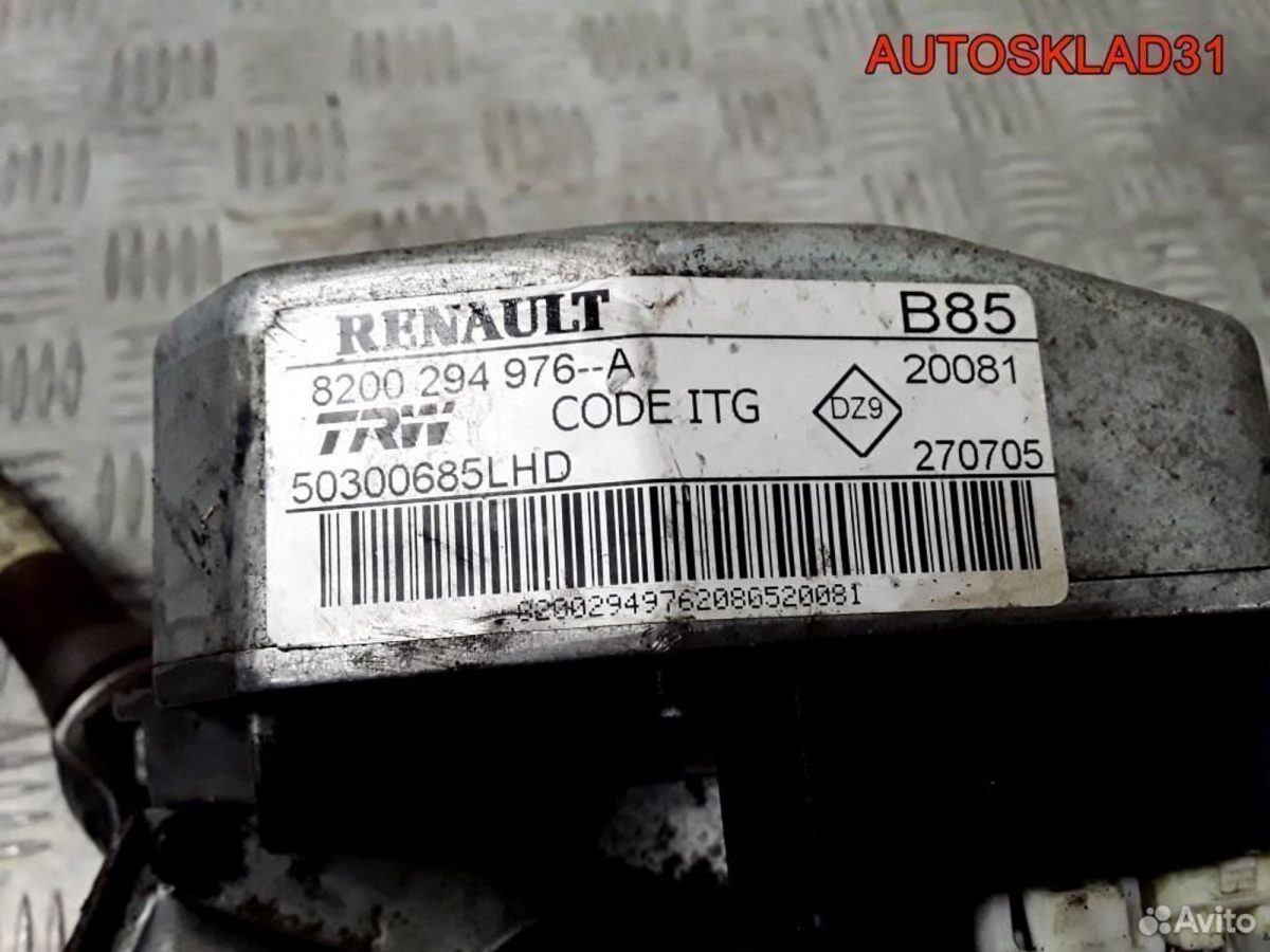 Электроусилитель руля Рено Клио 3 8200294976 - АвтоСклад31.рф - авторазборка контрактные б/у запчасти в г. Белгород