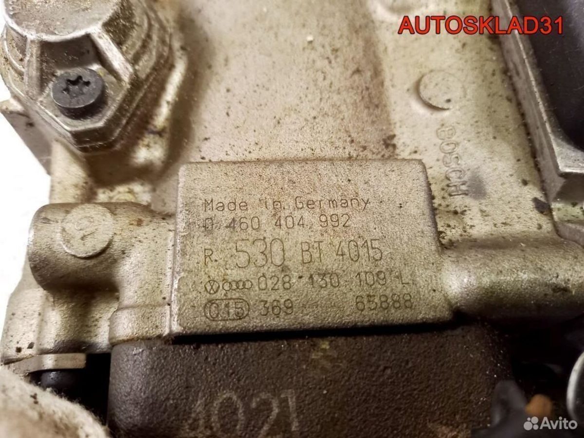 Тнвд Audi 80 B4 1,9 TDI 028130109L - АвтоСклад31.рф - авторазборка контрактные б/у запчасти в г. Белгород