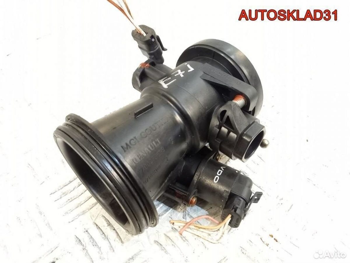 Заслонка дроссельная Renault Logan 1 77002736 - АвтоСклад31.рф - авторазборка контрактные б/у запчасти в г. Белгород
