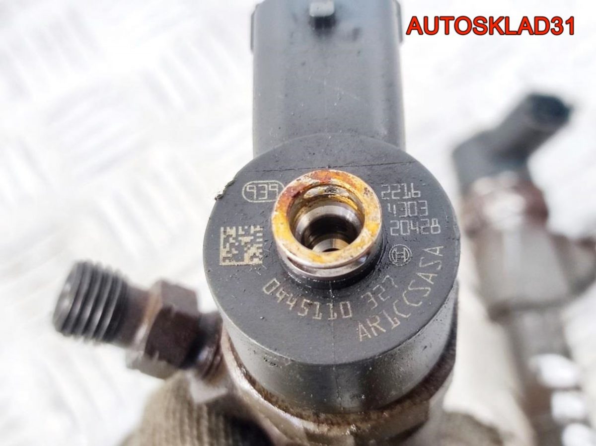 Форсунка дизельная Opel Astra J A20DTH 0445110327 - АвтоСклад31.рф - авторазборка контрактные б/у запчасти в г. Белгород