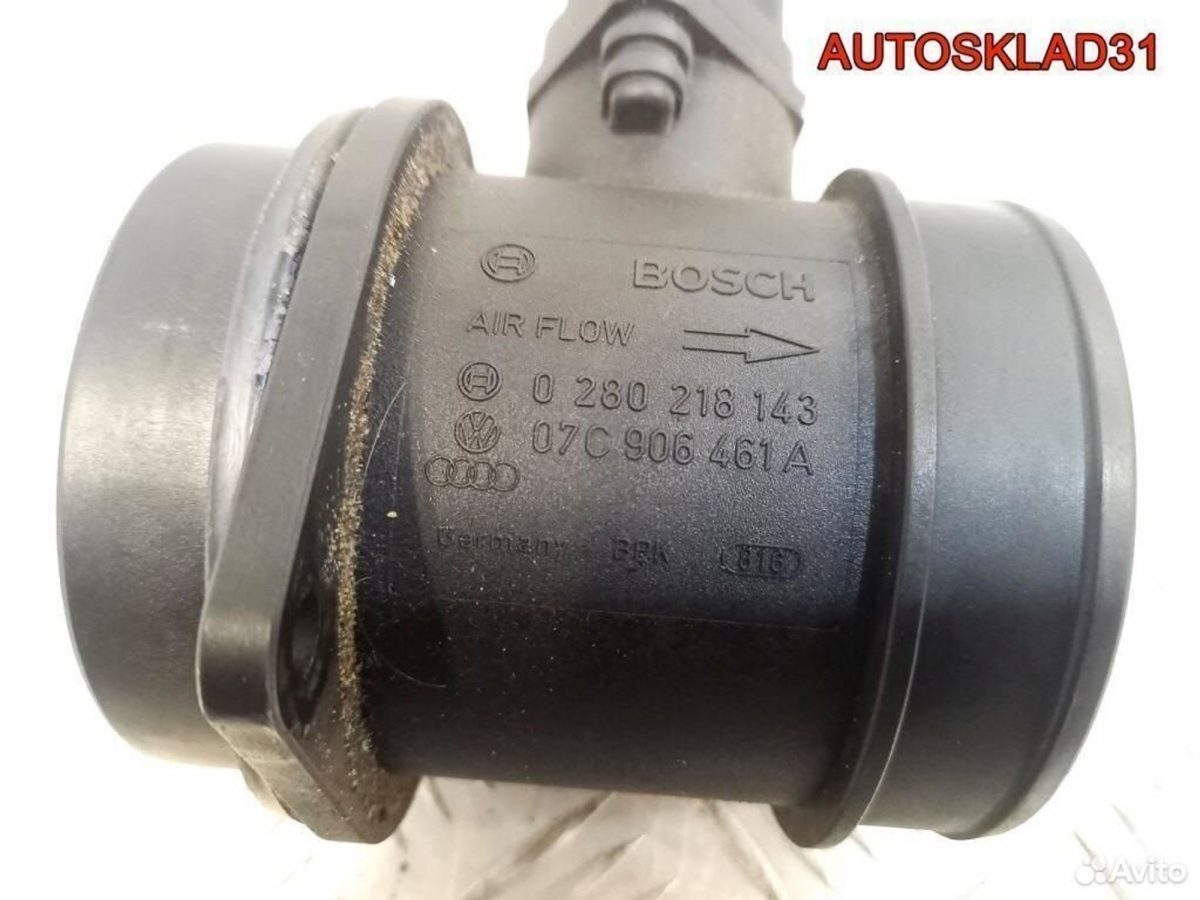 Расходомер воздуха Audi A8 4E 6.0 BHT 07C906461A - АвтоСклад31.рф - авторазборка контрактные б/у запчасти в г. Белгород
