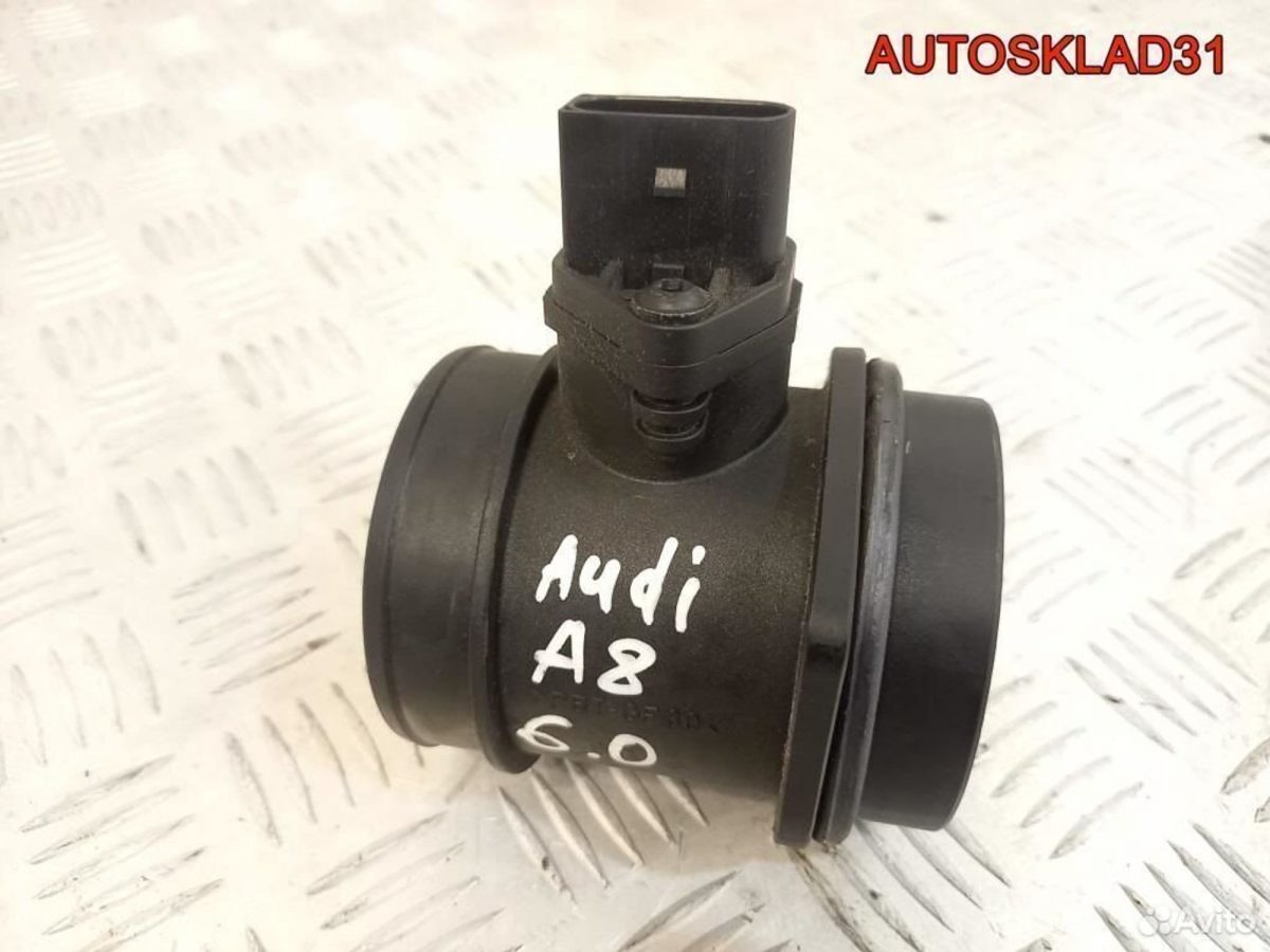 Расходомер воздуха Audi A8 4E 6.0 BHT 07C906461A - АвтоСклад31.рф - авторазборка контрактные б/у запчасти в г. Белгород