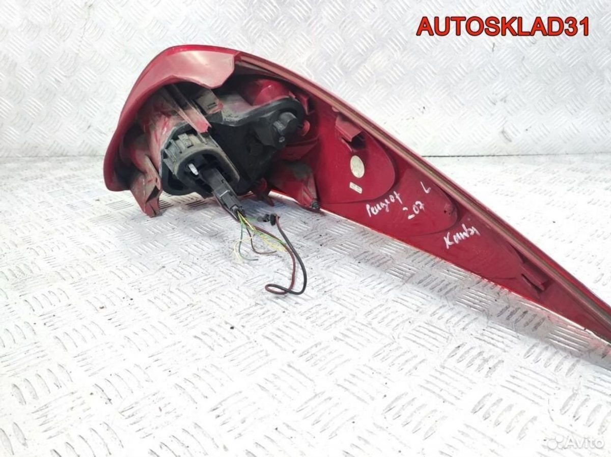 Фонарь задний левый Peugeot 207 6350CT Универсал - АвтоСклад31.рф - авторазборка контрактные б/у запчасти в г. Белгород