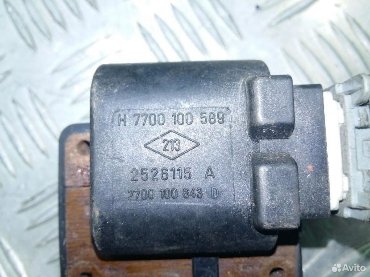 Катушка зажигания Renault Laguna 7700100589 - АвтоСклад31.рф - авторазборка контрактные б/у запчасти в г. Белгород