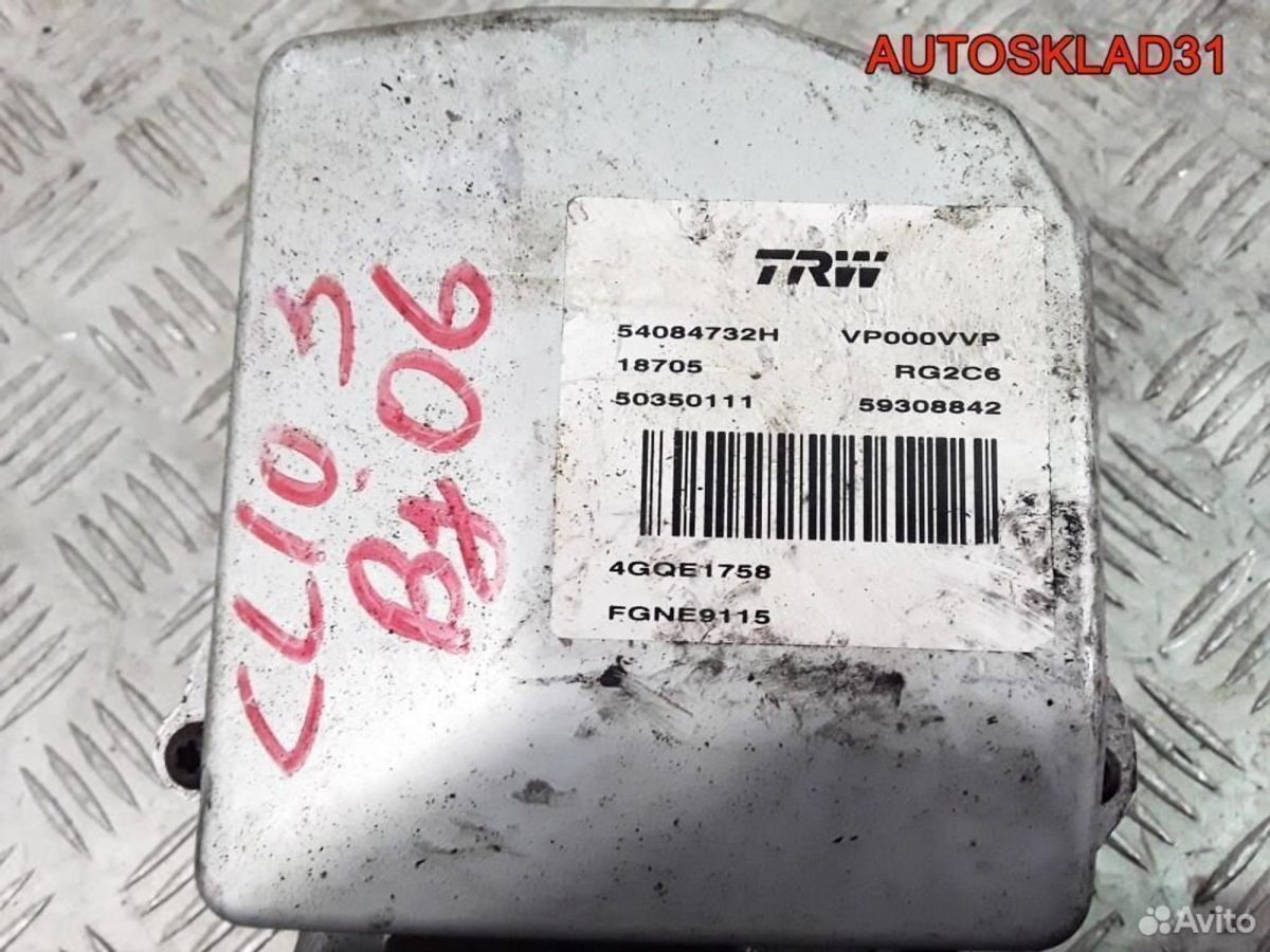 Электроусилитель руля Рено Клио 3 8200294976 - АвтоСклад31.рф - авторазборка контрактные б/у запчасти в г. Белгород