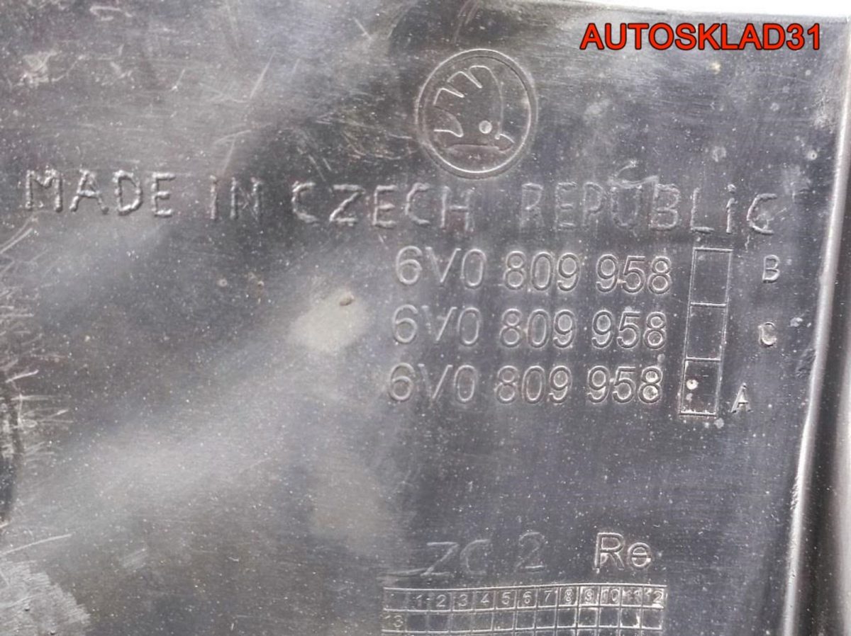 Локер передний правый Skoda Fabia 3 6V0809958A - АвтоСклад31.рф - авторазборка контрактные б/у запчасти в г. Белгород