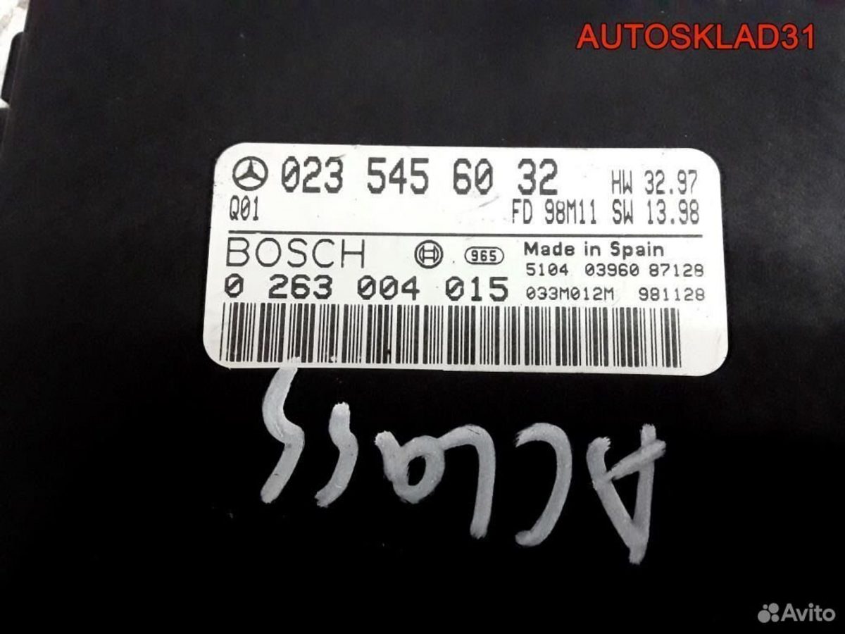 Блок парктроников Mercedes Benz W168 A0235456032 - АвтоСклад31.рф - авторазборка контрактные б/у запчасти в г. Белгород