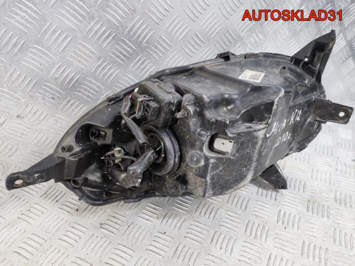 Фара левая Nissan Micra K12 26060BG10B - АвтоСклад31.рф - авторазборка контрактные б/у запчасти в г. Белгород