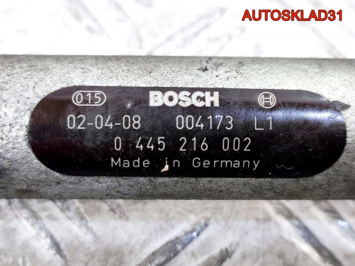 Рейка топливная Opel Omega B 2,5 Y25DT 0445216002 - АвтоСклад31.рф - авторазборка контрактные б/у запчасти в г. Белгород