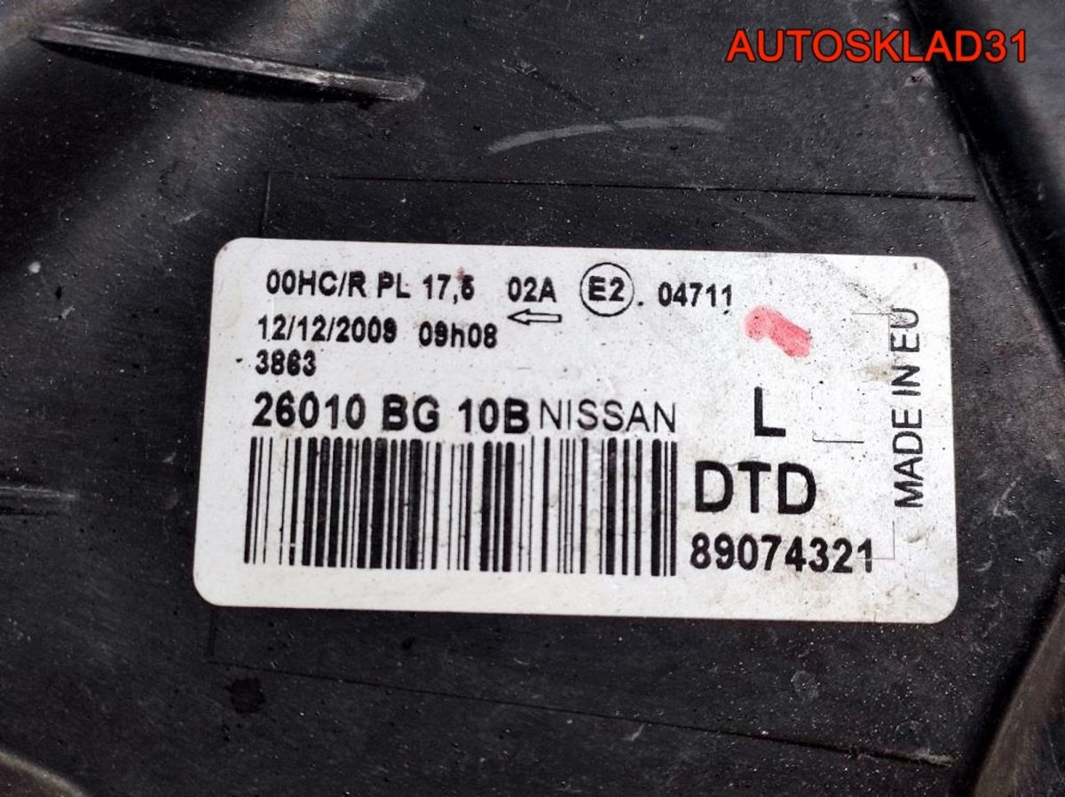 Фара правая Nissan Micra K12 26010BG10B - АвтоСклад31.рф - авторазборка контрактные б/у запчасти в г. Белгород