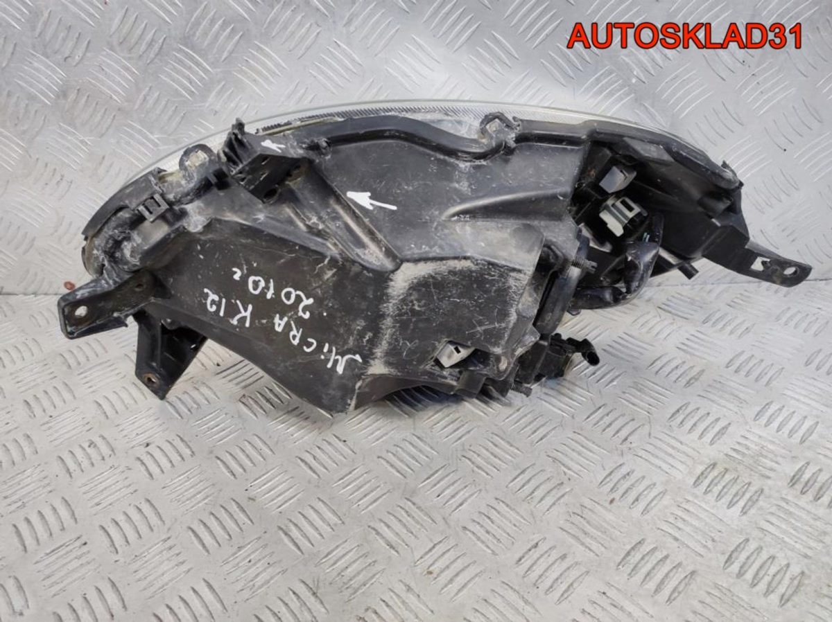 Фара левая Nissan Micra K12 26060BG10B - АвтоСклад31.рф - авторазборка контрактные б/у запчасти в г. Белгород