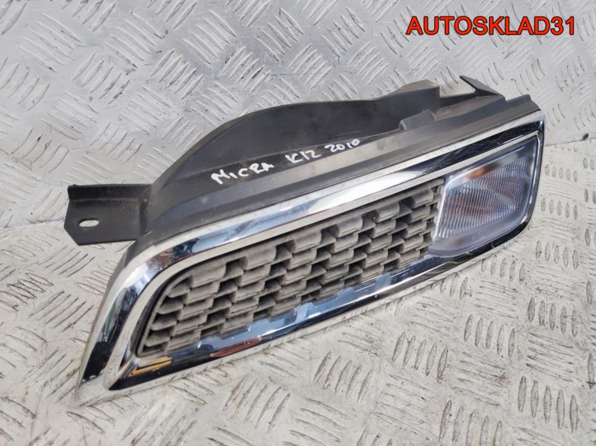 Решетка радиатора Nissan Micra K12 62322BG00A Рест - АвтоСклад31.рф - авторазборка контрактные б/у запчасти в г. Белгород