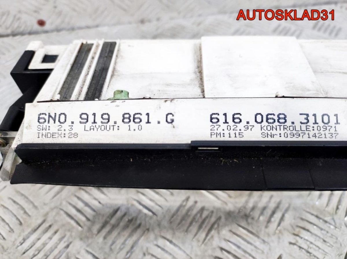 Панель приборов Volkswagen Polo 6N 6N0919861G - АвтоСклад31.рф - авторазборка контрактные б/у запчасти в г. Белгород