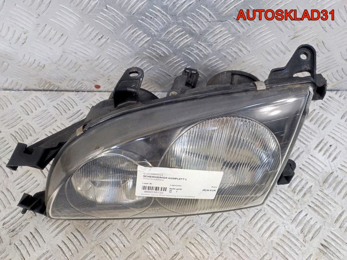 Фара левая Toyota Avensis T220  8117005140 Дорест - АвтоСклад31.рф - авторазборка контрактные б/у запчасти в г. Белгород