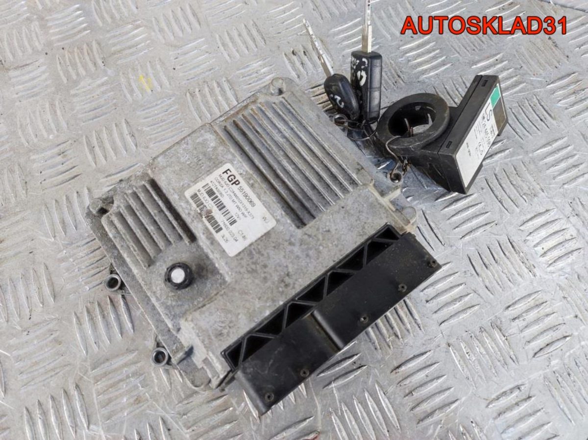 Блок эбу комплект Opel Corsa C 1,3 Z13DT 55190069 - АвтоСклад31.рф - авторазборка контрактные б/у запчасти в г. Белгород